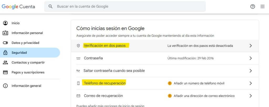 verificacion gmail